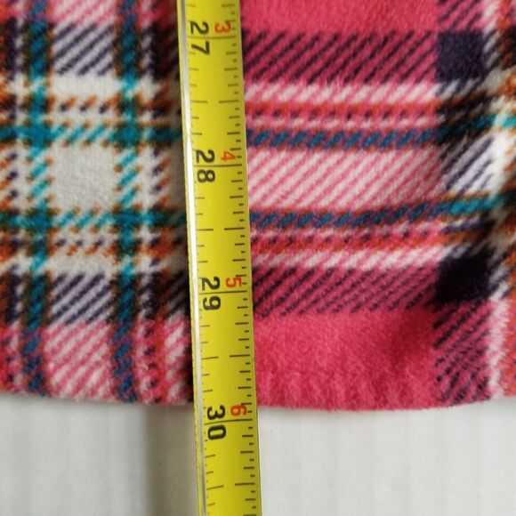 Riders by Lee Flannel Shirt Jacket Womens 2X Pink Plaid Plus Size Shacket - Picture 5 of 6